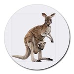 Kangaroo Round Mousepad