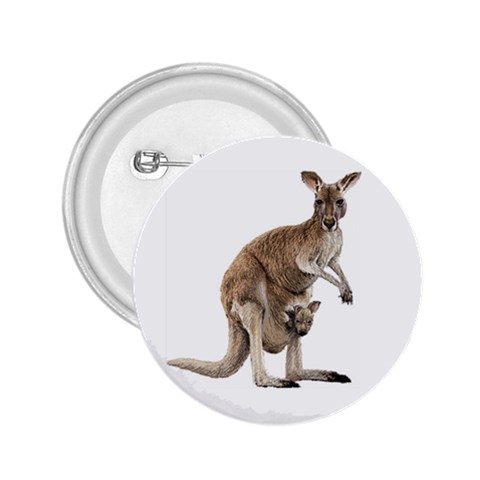 Kangaroo 2.25  Button from ArtsNow.com Front