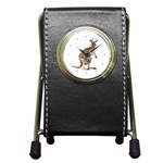 Kangaroo Pen Holder Desk Clock