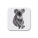 Koala Rubber Square Coaster (4 pack)