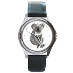 Koala Round Metal Watch