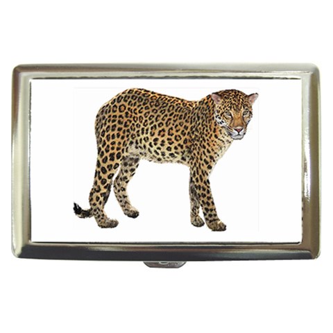 Leopard Cigarette Money Case from ArtsNow.com Front