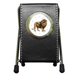 Lion Pen Holder Desk Clock