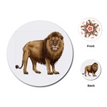 Lion Playing Cards (Round)