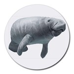 Manatee Round Mousepad