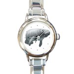 Manatee Round Italian Charm Watch