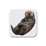 Otter Rubber Square Coaster (4 pack)