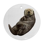 Otter Ornament (Round)