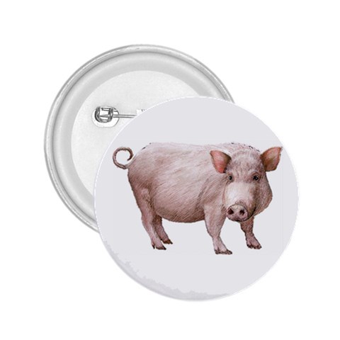 Pig 2.25  Button from ArtsNow.com Front