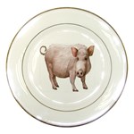 Pig Porcelain Plate