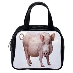 Pig Classic Handbag (Two Sides) from ArtsNow.com Back