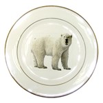 Polar Bear Porcelain Plate