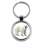 Polar Bear Key Chain (Round)