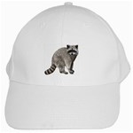 Raccoon White Cap