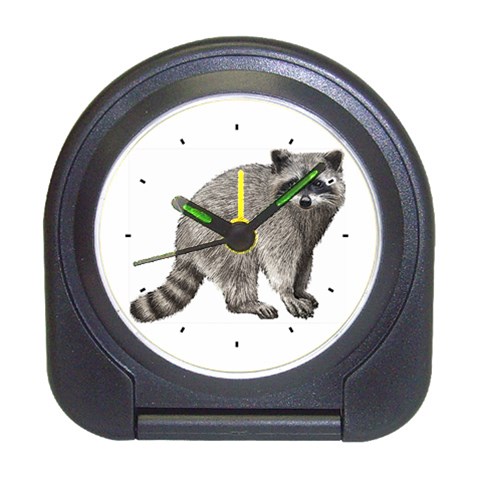 Raccoon Travel Alarm Clock from ArtsNow.com Front