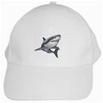 Shark White Cap