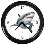 Shark Wall Clock (Black)