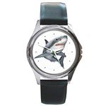 Shark Round Metal Watch