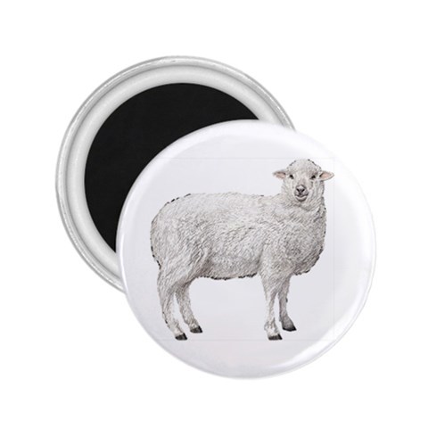 Sheep 2.25  Magnet from ArtsNow.com Front