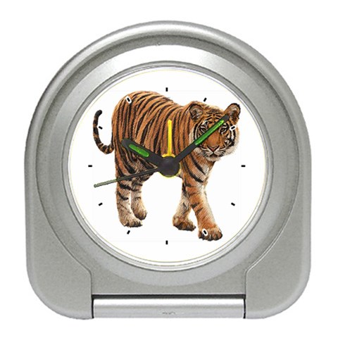 Tiger Travel Alarm Clock from ArtsNow.com Front