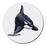 Killer Whale Orca Round Mousepad