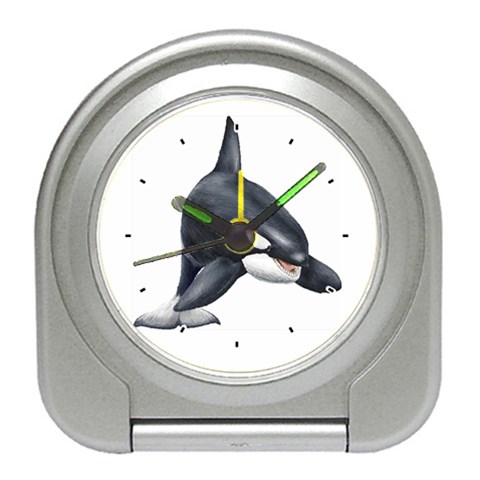 Killer Whale Orca Travel Alarm Clock from ArtsNow.com Front