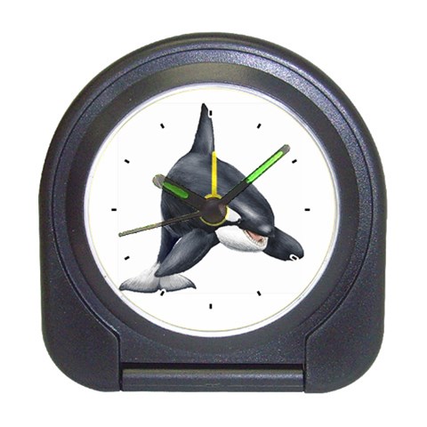 Killer Whale Orca Travel Alarm Clock from ArtsNow.com Front