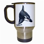 Killer Whale Orca Travel Mug (White)