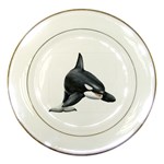 Killer Whale Orca Porcelain Plate