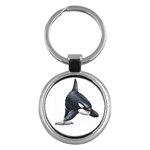 Killer Whale Orca Key Chain (Round)