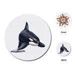 Killer Whale Orca Playing Cards (Round)