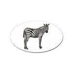 Zebra Sticker (Oval)