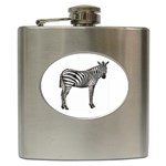 Zebra Hip Flask (6 oz)