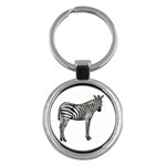 Zebra Key Chain (Round)