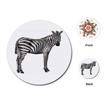 Zebra Playing Cards (Round)