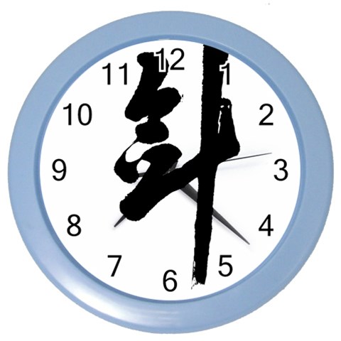 Sword Color Wall Clock from ArtsNow.com Front