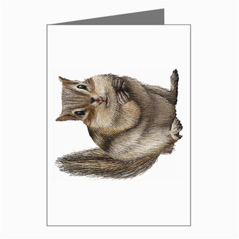 Chipmunk Greeting Cards (Pkg of 8) from ArtsNow.com Left