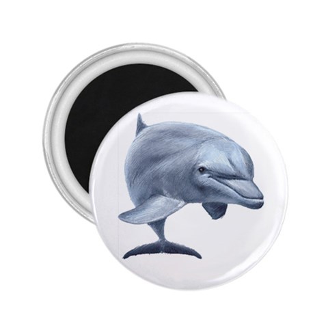 Dolphin 2.25  Magnet from ArtsNow.com Front