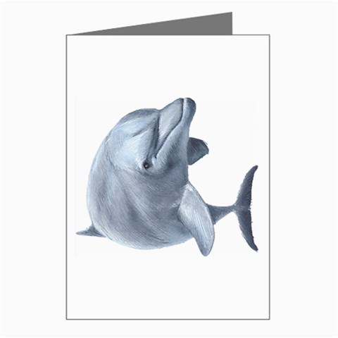 Dolphin Greeting Cards (Pkg of 8) from ArtsNow.com Left