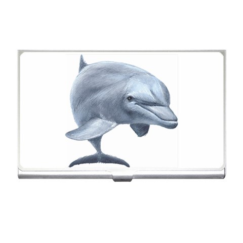 Dolphin Business Card Holder from ArtsNow.com Front