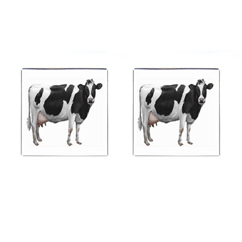 Cow Cufflinks (Square) from ArtsNow.com Front(Pair)