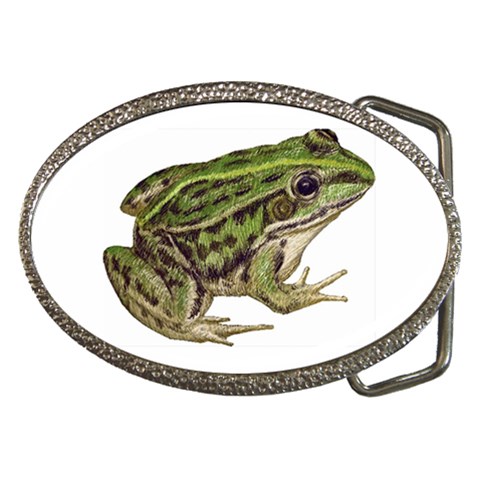 Frog Belt Buckle from ArtsNow.com Front