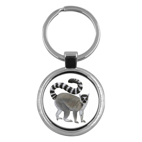 Lemur Key Chain (Round) from ArtsNow.com Front