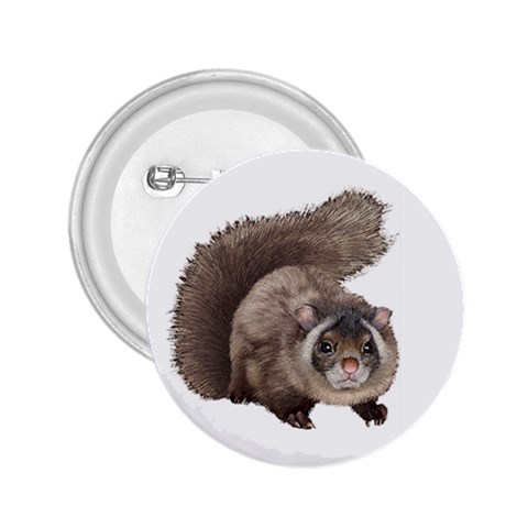 Squirrel 2.25  Button from ArtsNow.com Front