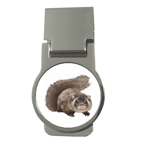 Squirrel Money Clip (Round) from ArtsNow.com Front