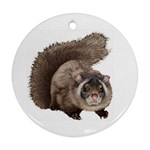 Squirrel Ornament (Round)