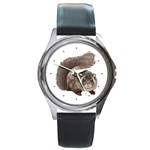 Squirrel Round Metal Watch