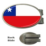 Chilean Flag Chile Money Clip (Oval)