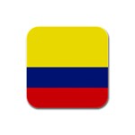 Colombian Flag Colombia Rubber Square Coaster (4 pack)