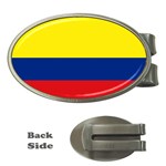 Colombian Flag Colombia Money Clip (Oval)